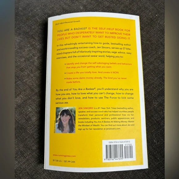 3/$20 You Are a Badass Book by Jen Sincero - Picture 2 of 3